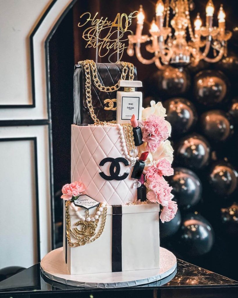 Chanel themed cake ideas