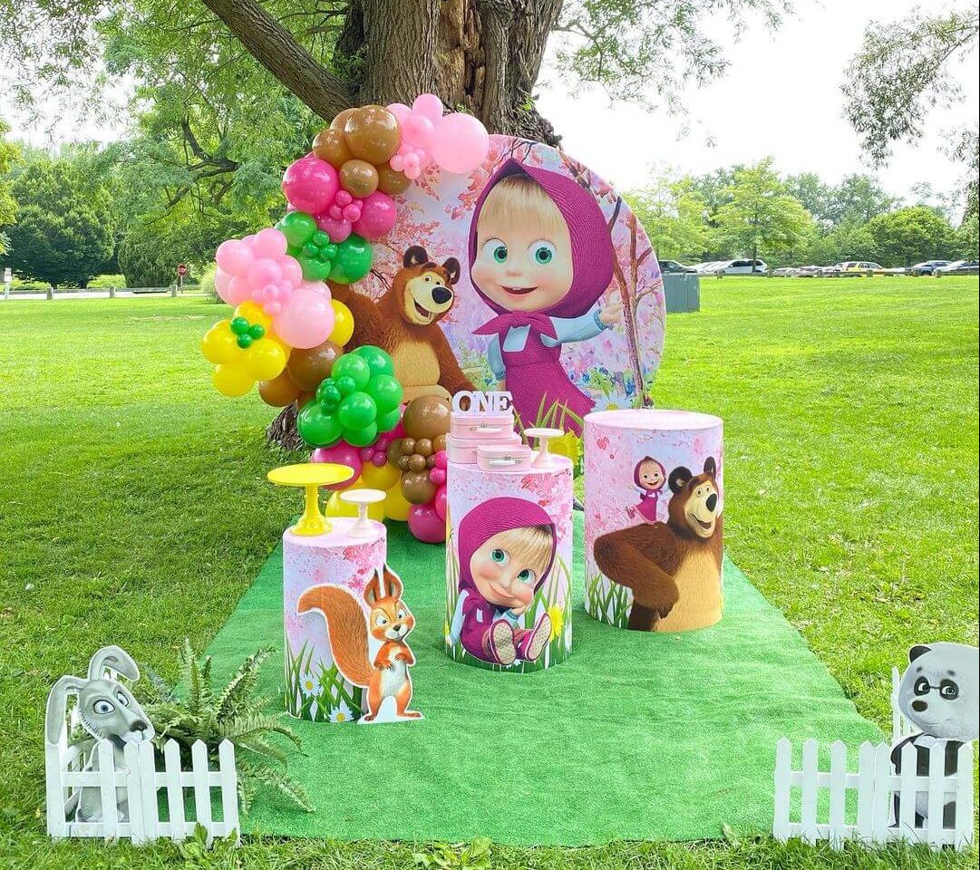 40+ Cute Masha And The Bear Birthday Party Ideas (November, 2022)