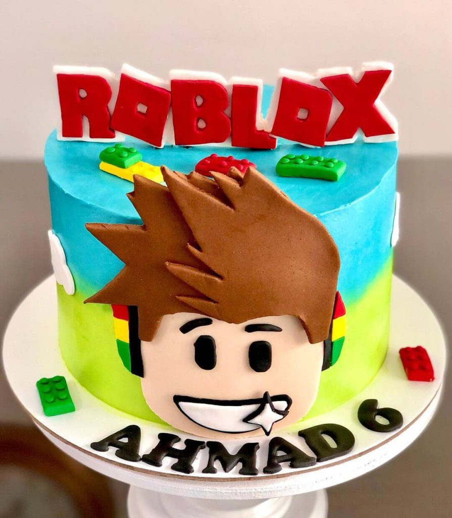 Roblox birthday party cake ideas