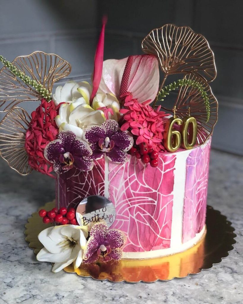60th birthday cake ideas
