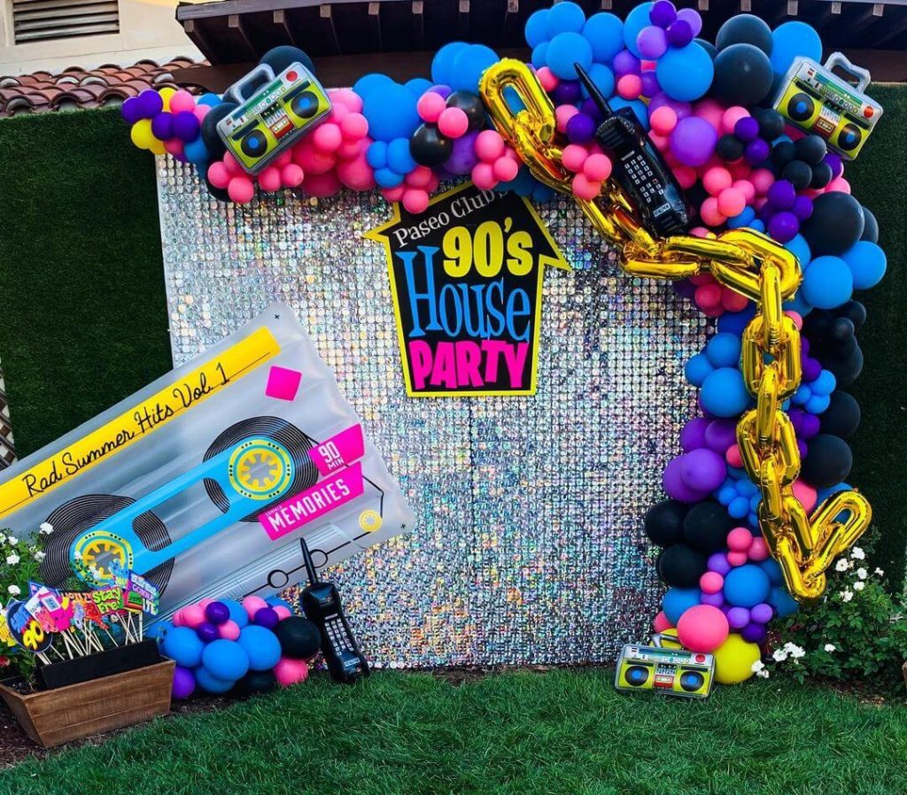 90s party decoration ideas
